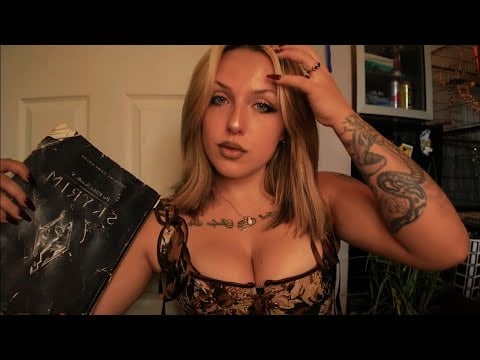 asmr- book tapping/massaging, acupuncture doll, and more triggers! 🩷