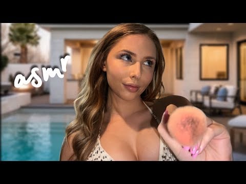 ASMR Roleplay | Mean Girl “Fixes” Your Makeup at Pool Party 👙☀️⛱️