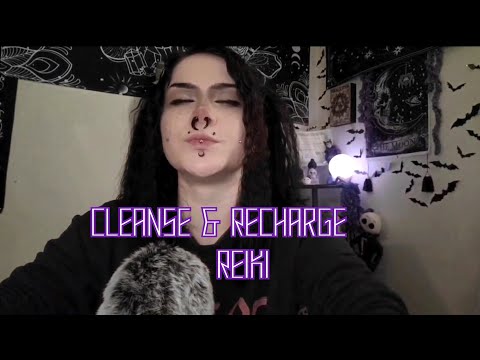 ASMR Reiki for Cleansing & Recharging (W/ Whispers & Fluffy Mic) ✨️