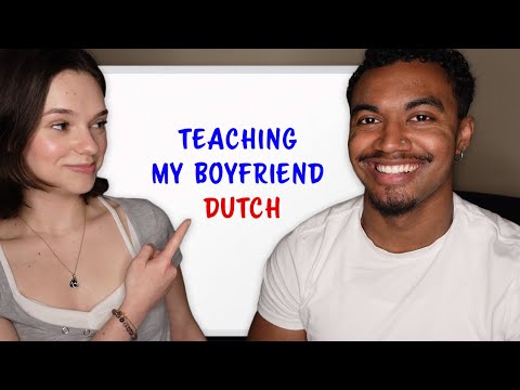ASMR teaching my American boyfriend Dutch | gentle Dutch lesson