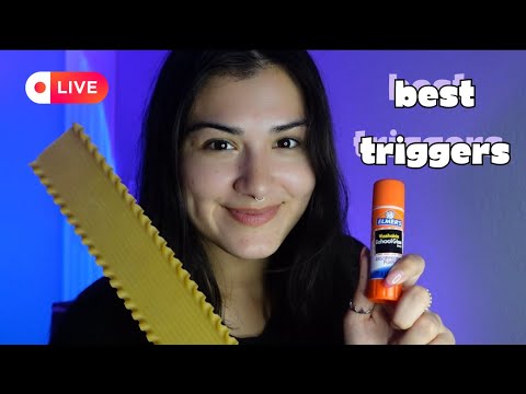 ASMR ✨ HIGHLY Requested Triggers for Tingles (like we’re on a livestream)