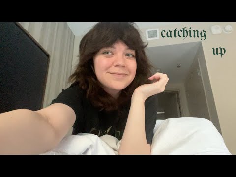 asmr catch up with me in a hotel room