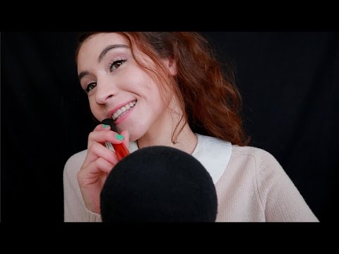 ASMR | Whispered Positive Affirmations | Microphone Brushing