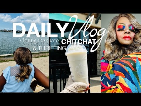 VISITING THE SHORE , THRIFTING & TRYING TIM HORTON DONUTS | VLOG