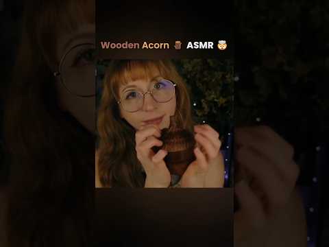 ASMR Tapping Wooden Acorn