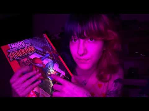 ASMR sleepy girl at the library suggest you comics (lofi roleplay) 