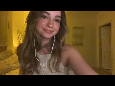 asmr lofi up close positive affirmations with hand movements!