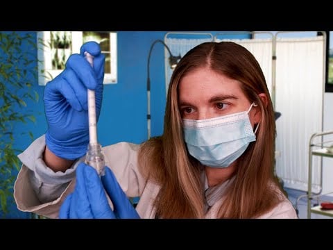 [ASMR] Gentille médecin te fait ton vaccin - consultation médicale -  Roleplay pour dormir