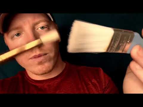 ASMR Face Brushing
