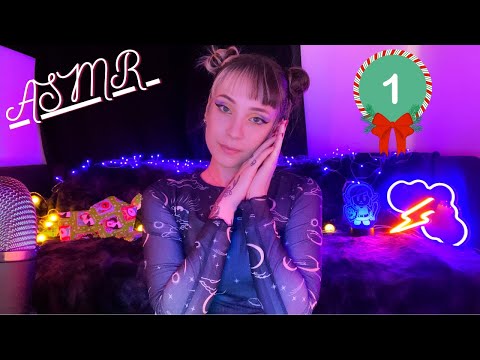 ⭐CALENDRIER DE L'AVENT ASMR ⭐️ JOUR 1 🎁  : Je t'endors vite ❤️ Mic brushing / Visuel / Écho ❤️