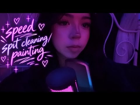     Perfect Video to Fall Asleep To | Unpredictable Spit Painting ASMR 🎀