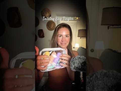 ASMR | Zipping, Tapping, Crinkling an Assortment of Toiletry Bags✨