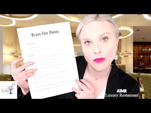 A Relaxing Luxury ASMR Restaurant Roleplay