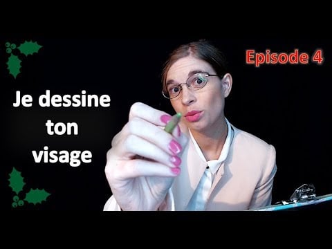[ASMR français] Je dessine ton visage - Calendrier de l'Avent - Roleplay secrétaire