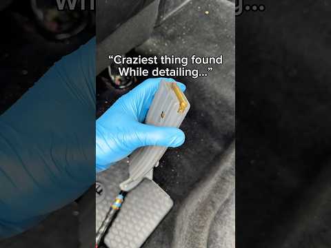 Craziest thing found while detailing… #fyp #satisfying #detailing