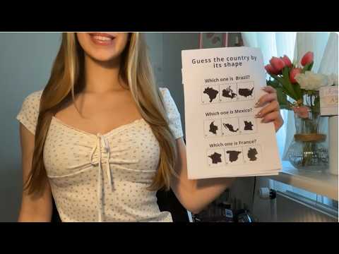 asmr guess the country by it's shape 🗺️
