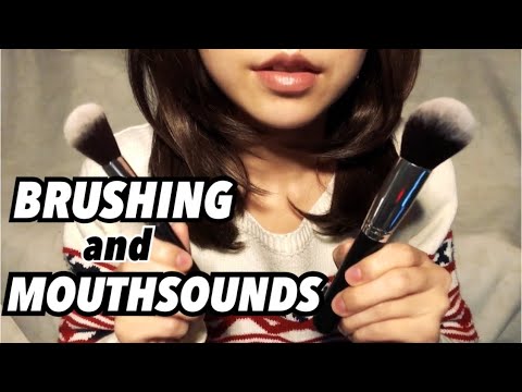 マウスサウンドとブラッシング。 Brushing your face and mouth sounds.