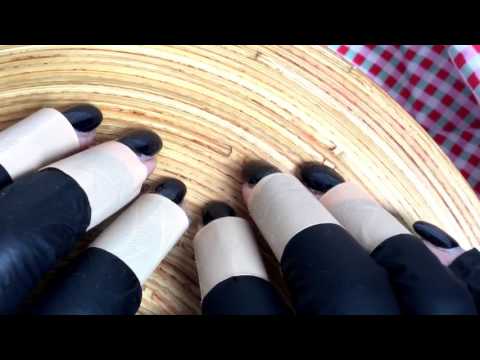 🔰 Nail TAPPING👏long nails🐾 with latex gloves and band aid [[ASMR]]