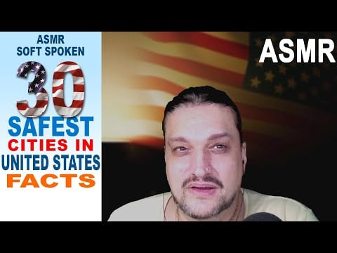 TOP 30 SAFEST Cities in UNITED STATES in 2024 With Facts and Stats  [ ASMR soft spoken ]