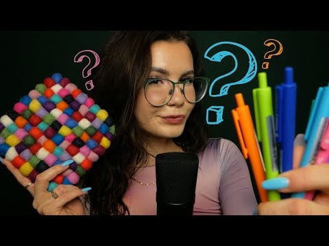 ASMR TEST NA INTUICJĘ 🤯 zgadywanki, wykonuj moje polecenia, bliski szept
