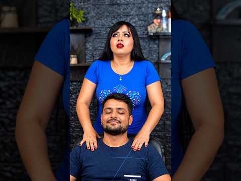 The Most Annoyed ASMR Massage Ever 😂 | He Loves It, She Hates It #shorts