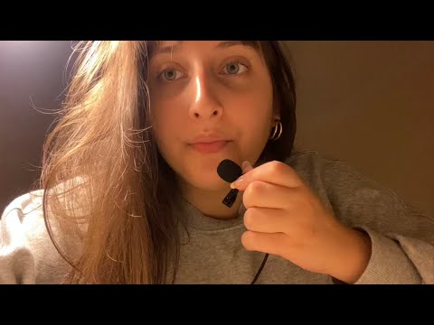 Asmr mini mic and chit-chat💙