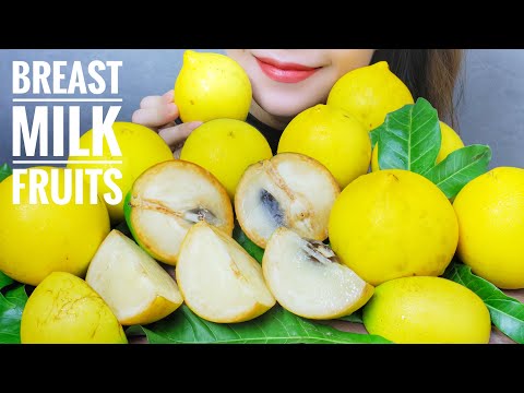 ASMR GOLDEN STAR APPLE FRUITS , EATING SOUNDS | LINH-ASMR