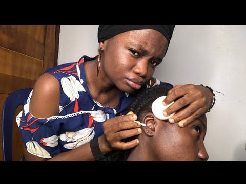ASMR TINGLING EARCLEANING AND NITPICKING FOR THOSE WHO NEED TO SLEEP 😴 
