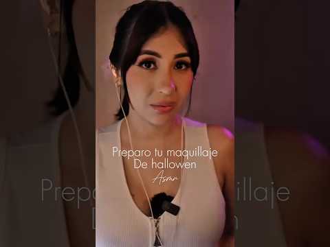 Tu mejor amiga prepara tu maquillaje de Halloween #roleplay #asmr #makeup