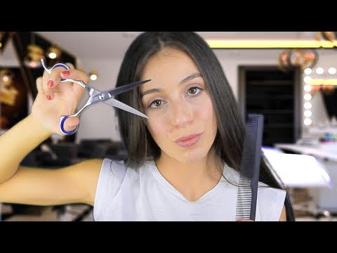 💇‍♀La Tua Parrucchiera Ti fa RILASSARE, Shampoo, Head Massage, Haircut, Phone💗/Roleplay ASMR ITA