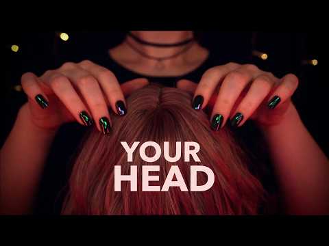 ASMR | most gentle Head Massage by the Fireplace - no talking