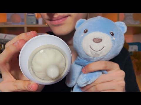 ASMR Preparing You to Sleep 🌙 + Yapping (Bottle Feeding, Cuddle Cloth, Rattle, Pacifier)