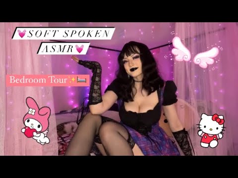 Soft spoken ASMR// showing you guys my bedroom💖