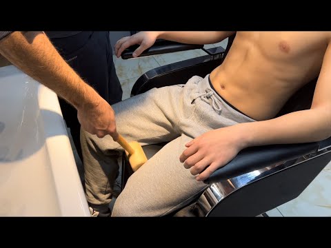 Leg And Body Massage With Hammer
