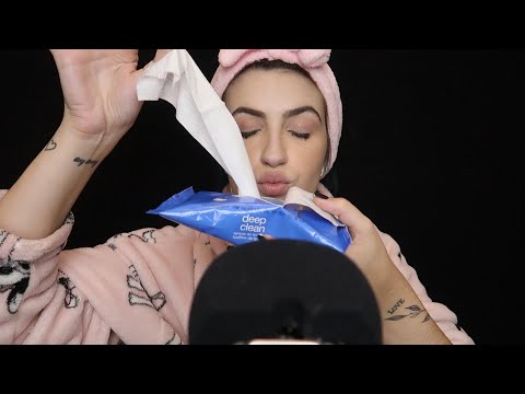 ASMR - TIRANDO MINHA MAQUIAGEM!