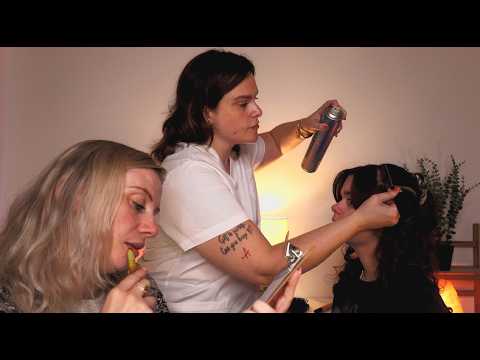 ASMR Real Person Perfectionist Hairstyling & Curling