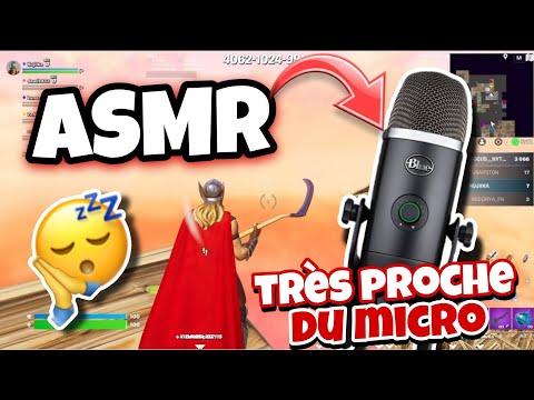 ASMR Français • CHUCHOTEMENT ET TRIGGERS TRÈS TRÈS PROCHE DU MICRO 😴💤 (SLOW ASMR✨️)