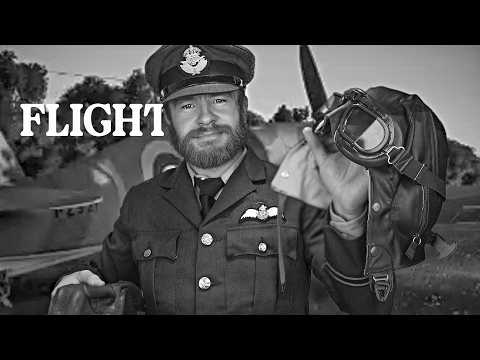 ASMR | Authentic 1940's Luxury Flight (we fly together)