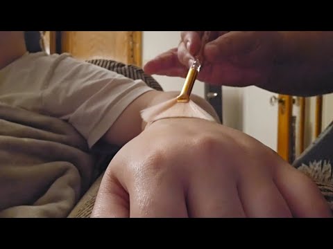 🫶 ASMR Relaxing Hand & Arm Attention (Soft Spoken Whispers) 🫶