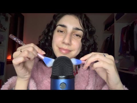 MI STAVO ADDORMENTANDO ANCHE IO 😴ASMR ITA (mic brushing, whispering)
