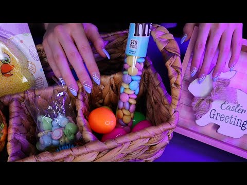 ASMR / Easter Triggers To Help You Fall Asleep (tapping, scratching, egg sounds)