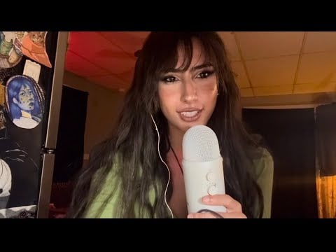 asmr close up whisper ramble || breathy & random