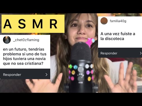 ASMR CONTESTO PREGUNTAS POLÉMICAS DE INSTAGRAM