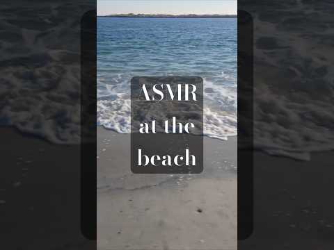 ASMR at the beach *relaxing*