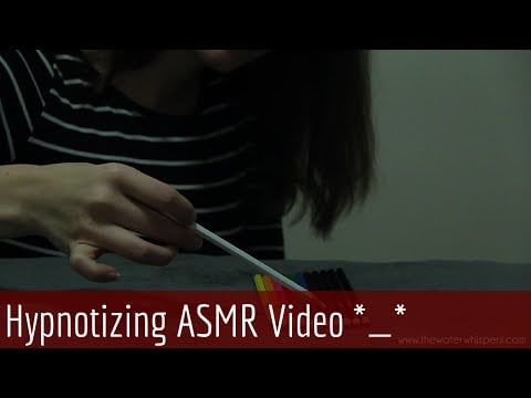 {♡_♡} Hypnotic Sounds & Visuals of Pencils (ASMR Whispering)