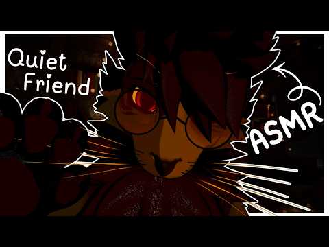 [Furry ASMR] Quiet fluffy friend helps YOU relax :3 [Sleep-aid] [Soft-spoken] [Mouth sounds]