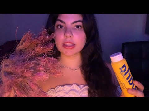 ASMR CASEIRO te maquiando com itens errados