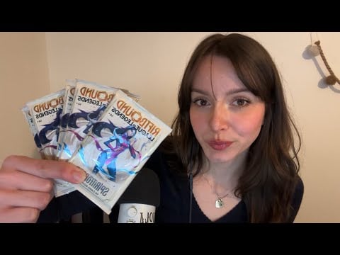 ASMR Card Unboxing - Riftbound Spiritforged Booster Packs ♡