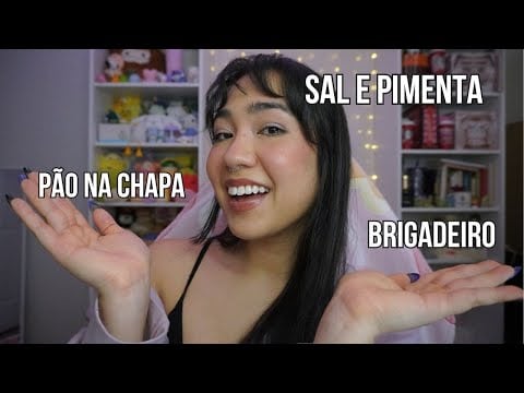 ASMR para quem AMA Sons de Mão e de Unha RÁPIDOS (sal e pimenta, pão na chapa, brigadeiro e mais)