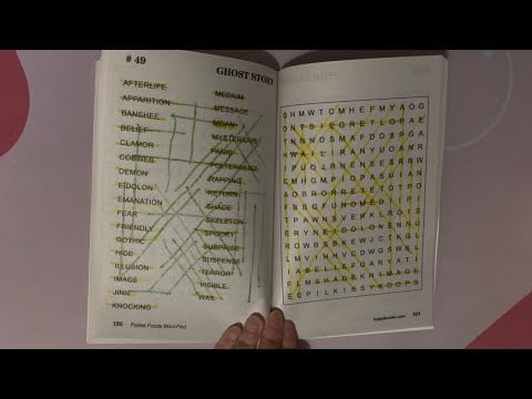 ASMR Doing #49 In Word-Finds